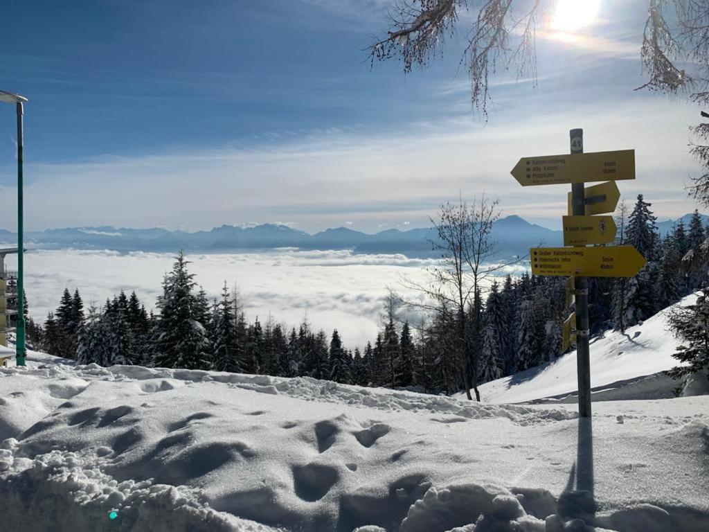 Hundefreundliche Bergwohnung Neben Der Skipiste - Mittelstation Skigebiet Gerlitzen Kanzelhohe Екстер'єр фото