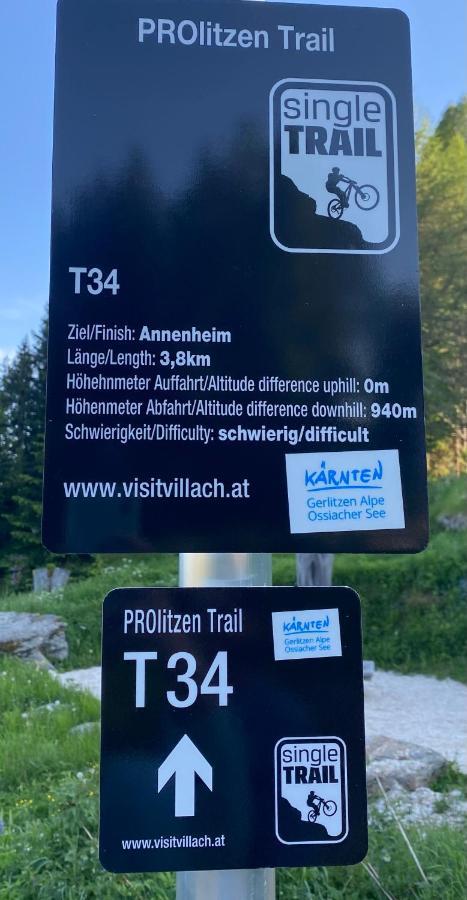 Hundefreundliche Bergwohnung Neben Der Skipiste - Mittelstation Skigebiet Gerlitzen Kanzelhohe Екстер'єр фото